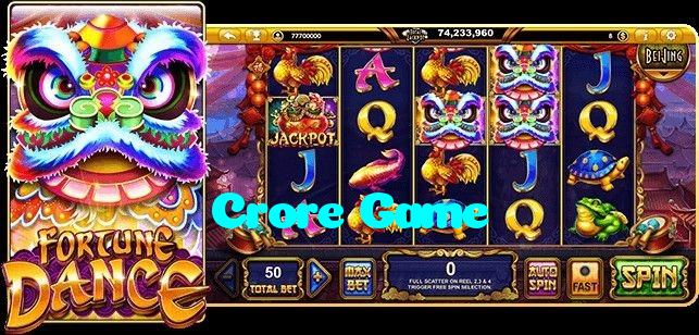 Crore Game casino presented on mobile device in Pakistan with slots and live games